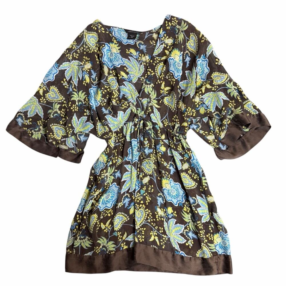 2000s Y2K Moda International Silk Babydoll Fairy Top Size XS